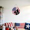 Memorial Day Decorations Patriotic Wreath, American Soldier Salute Thank You Wooden Door Hanger for Front Door, 4th of July, Veterans Day & Home Porch Decor